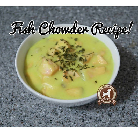 DIY FeedMyPaws Recipe: Fish Chowder for dogs!