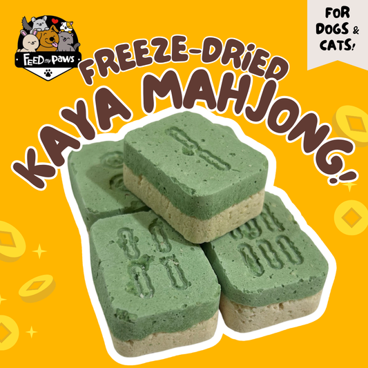 CNY 2025: Freeze-dried KAYA Mahjong Tiles for Dogs & Cats!