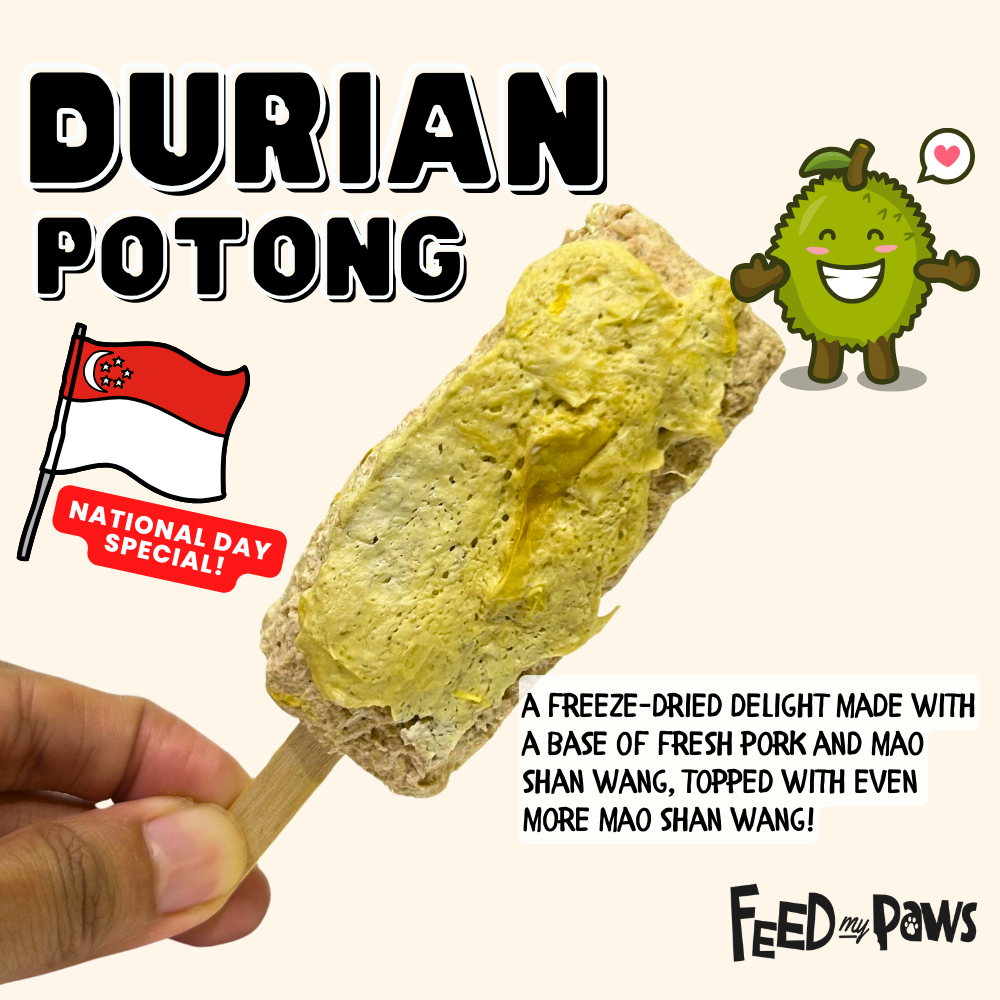 National Day Special 2024: Durian Potong for Dogs & Cats!