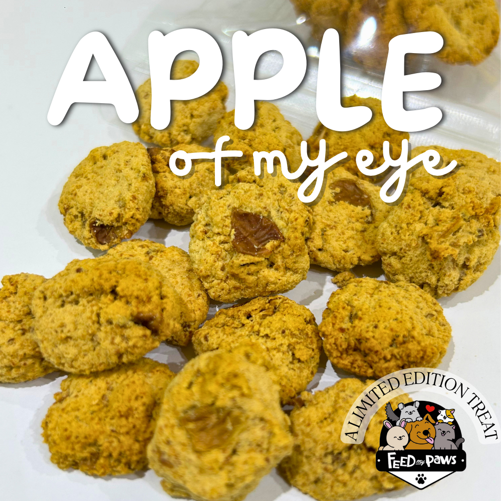 Feb 2025: Apple of My Eye [easy-to-chew Pork & Apple treat for Dogs & Cats]