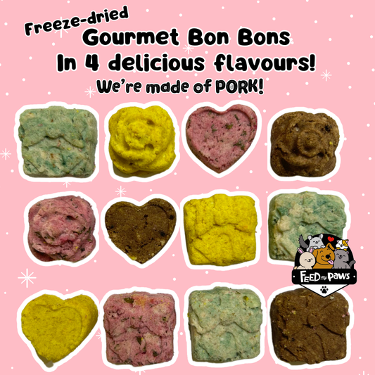 Christmas 2024: Gourmet (freeze-dried) pork Bon Bons (for dogs and cats)