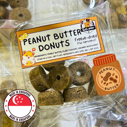 Peanut Butter Donuts for Hamsters