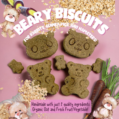 Beary Biscuits (hamsters, rabbits, guinea pigs)