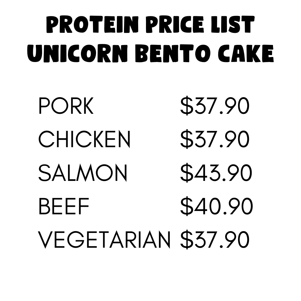 Unicorn Bento Cake for Dogs