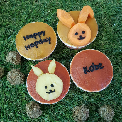 earthly tone design rabbit birthday cake cupcake in singapore