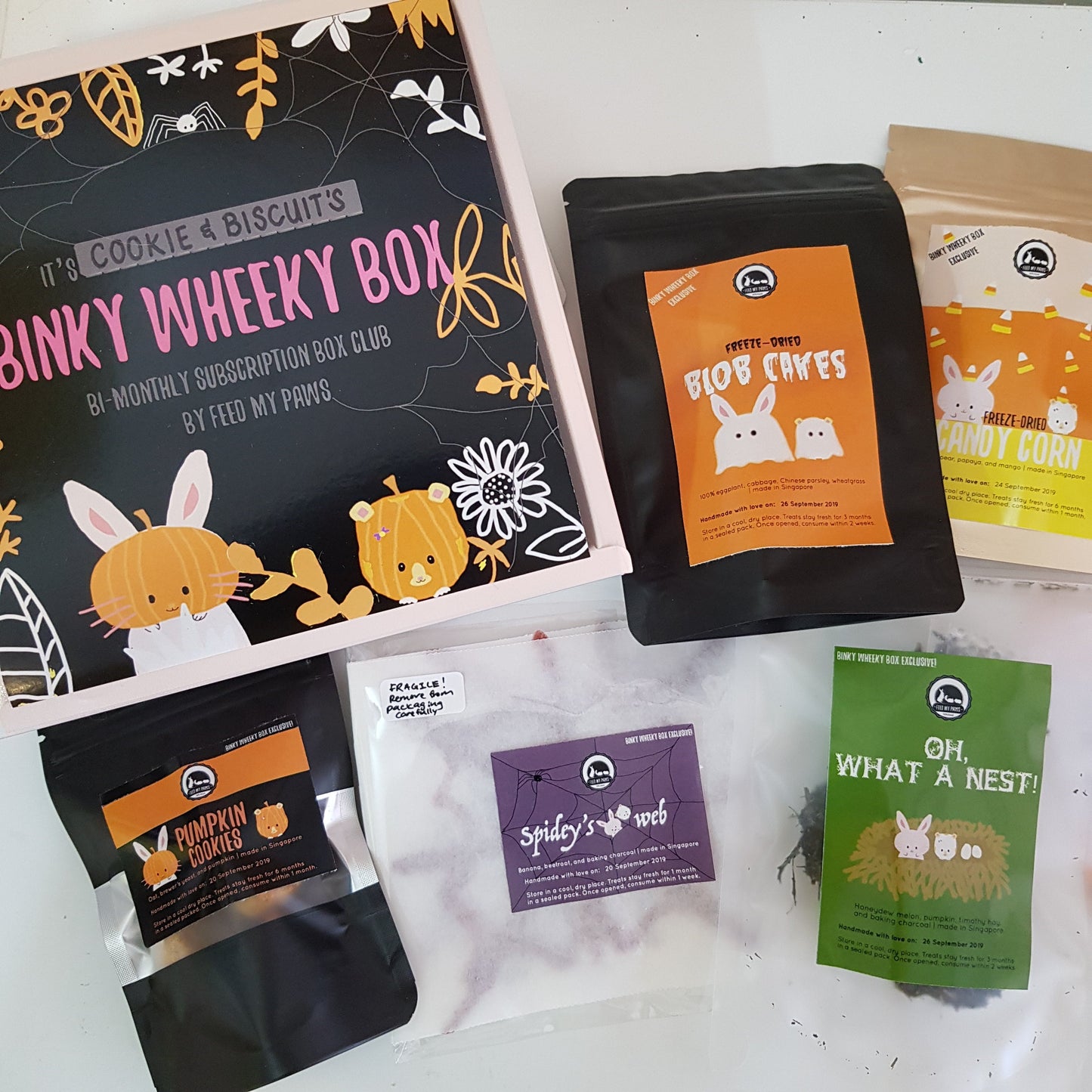 Feed My Paws Subscription Club: Subscription Box for Rabbits & Guinea Pigs! (Bi-monthly)