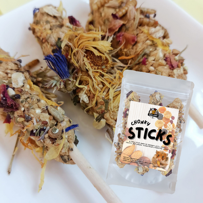 Chonky Sticks! (fun chew stick snack for hamsters)