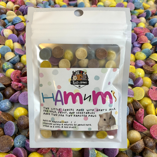 Ham & M's! ("M&M's" inspired snack for hamsters)