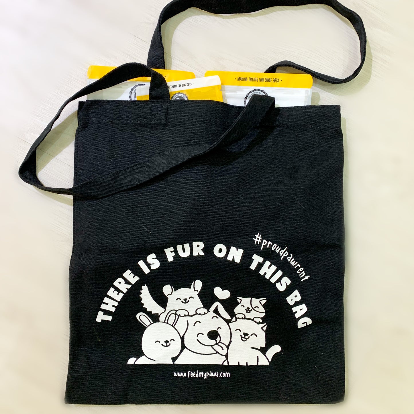 "There is Fur on this Bag" TOTE BAG!