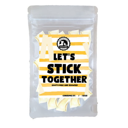 Let's Stick Together! (Crunchy Goat Milk Chews)